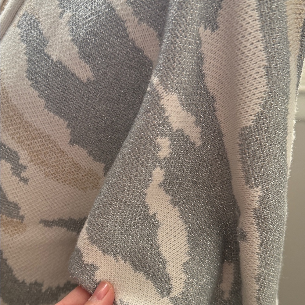 Camouflage Sweater Cardigan - Picture 3 of 7